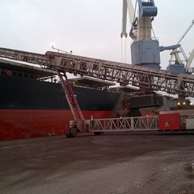All Wheel Travel Shiploader