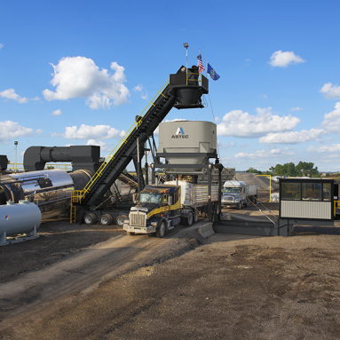 Astec Six Pack® Portable Asphalt Plant
