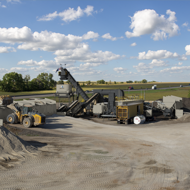 Astec Six Pack® Portable Asphalt Plant
