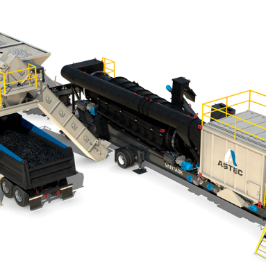 Astec Vantage Highly Portable Asphalt Plant