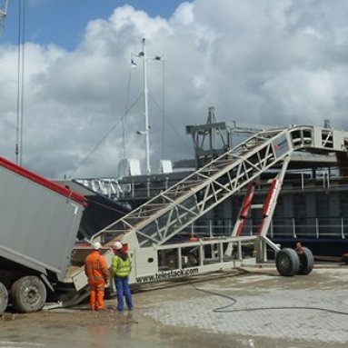 Direct Feed Barge/Ship Loader