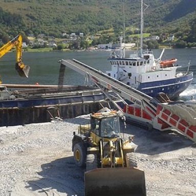 Direct Feed Barge/Ship Loader