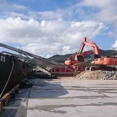 Direct Feed Barge/Ship Loader