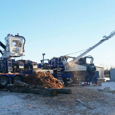 Peterson 5050H Electric Whole Tree Chipper