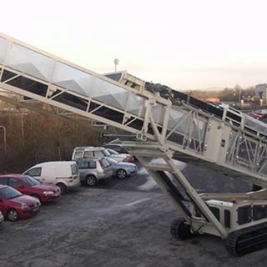 Tracked Telescopic Conveyor
