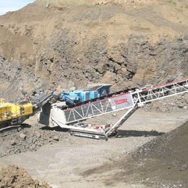 Tracked Telescopic Conveyor